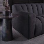 Sofa Kelly - L - Bouclé black - Image 5