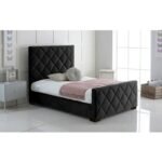 Meadow Twin Velvet Upholstered Bed Frame - Image 3