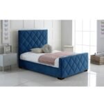 Meadow Twin Velvet Upholstered Bed Frame - Image 4