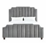 Elida Vertical Tufting Upholstered Bed - Image 2