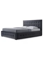 Vorqen Velvet Bed with Storage - Image 3