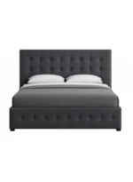 Vorqen Velvet Bed with Storage
