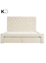 Zoriel Tufted Upholstered Storage Bed - Image 3