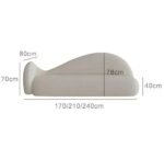 Eden Sofa Set Boucle Fabric - Image 2