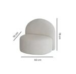 Eden Sofa Set Boucle Fabric - Image 3