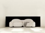 Aeris 2 Seater Sofa Boucle Fabric - Image 4