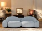 Aeris 2 Seater Sofa Boucle Fabric - Image 2