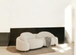 Aeris 2 Seater Sofa Boucle Fabric - Image 3