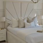 The Savoy Bed with Gold Trim