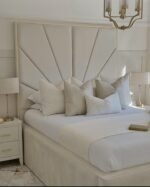 The Savoy Bed with Gold Trim