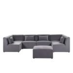 Basinger 7-Piece Modular U-Shape Sofa Kustom Deco Furniture - Image 4