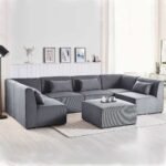 Basinger 7-Piece Modular U-Shape Sofa Kustom Deco Furniture