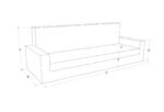 Sofa Lugano - Milton Fabric Beige - Image 2