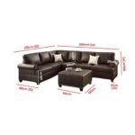 Bobkona Cady Reversible Sectional Sofa - Image 4