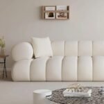 Auburn Fleece Fabric Overstuffed Multifunction Sofa - Image 3