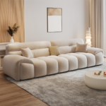 Majestic Luxury Fleece Fabric Sofa