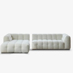 Prisma Corner Sofa Boucle Fabric - Image 2