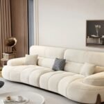 Crown Luxury Fleece Fabric Sofa - Image 2