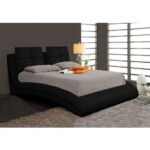 Celestial Comfort Upholstered Curved Bed Frame - Image 4