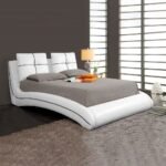 Celestial Comfort Upholstered Curved Bed Frame