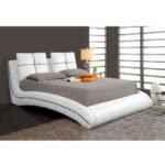 Celestial Comfort Upholstered Curved Bed Frame - Image 2