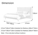 Majestic Velvet Bed - Image 3