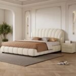 AstridSleep Bed Frame Modern Velvet King/Queen Size