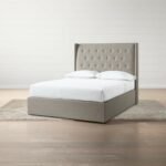 Dream Sculpt Tufted Wingback Headboard Bed