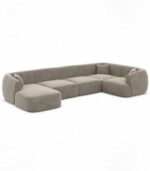 Cabriole Sectional U Shape Sofa - Image 4
