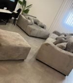 Elysian Super Comfy 3-Seater Sofa with Cinema long Cozy Sofa - Image 2