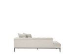 Cesare Lounge Sofa Pebble Grey - Right - Image 2