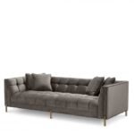 Sofa Sienna Savona grey velvet