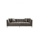 Sofa Sienna Savona grey velvet - Image 4