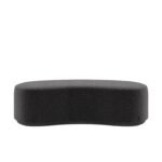 Stool Curve Rate Fabric Brown/Black