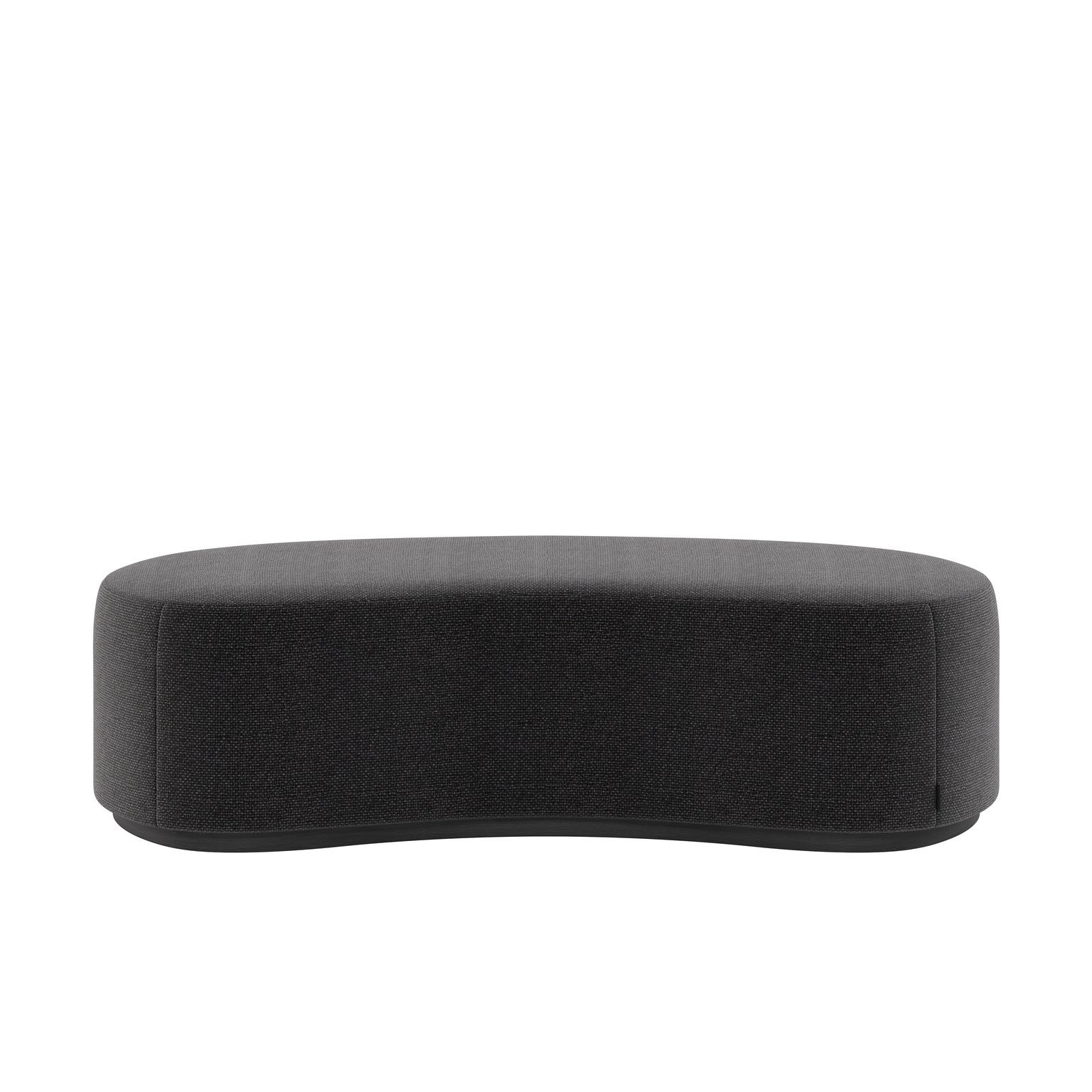 image-23.jpg Stool Curve Rate Fabric Brown/Black - Image 1