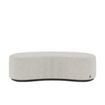 Curve Stool - Quas res fabric Beige