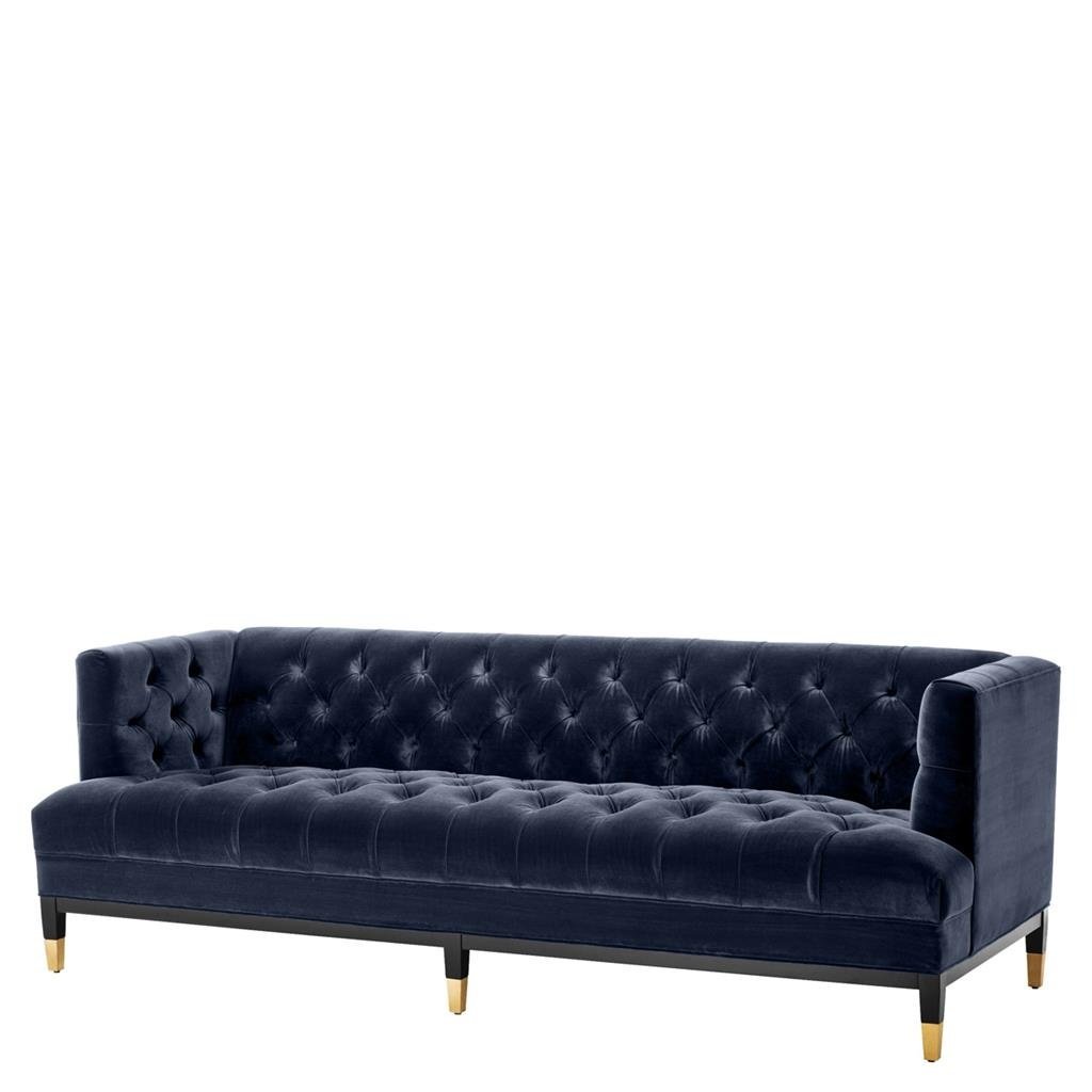 image-39-1.jpg Sofa Castelle Savona Midnight Blue Velvet - Image 1