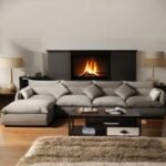 Abstract Comfy 5-Seater Corner Sofa