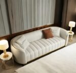Divan Faux Leather 3 seater sofa - Image 2