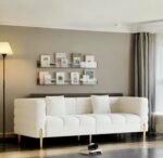 Recamier 2-Seater Boucle Fabric Sofa