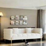 Recamier 2-Seater Boucle Fabric Sofa