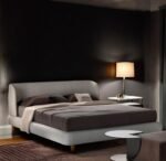 Soleil Leather Fabric Bed