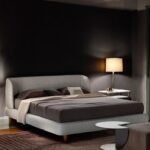 Soleil Leather Fabric Bed