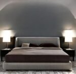 Soleil Leather Fabric Bed - Image 3