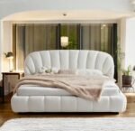Celeste Boucle Fabric Bed