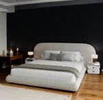 Solana Boucle Fabric Bed - Image 3