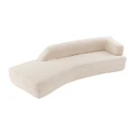 Modern Indoor Curved Chaise Lounge - Image 3