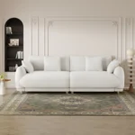 Luxury Wool Green Sofa - Image 2