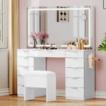 Cosmetics Vanity Desk 11 Drawers - Image 2