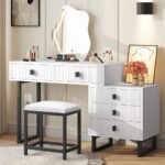 Makeup Vanity Table With LED Light